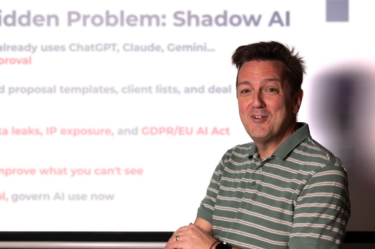 Team workshop on AI content strategy